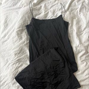 Stretchy Soft Body Con Black Dress
